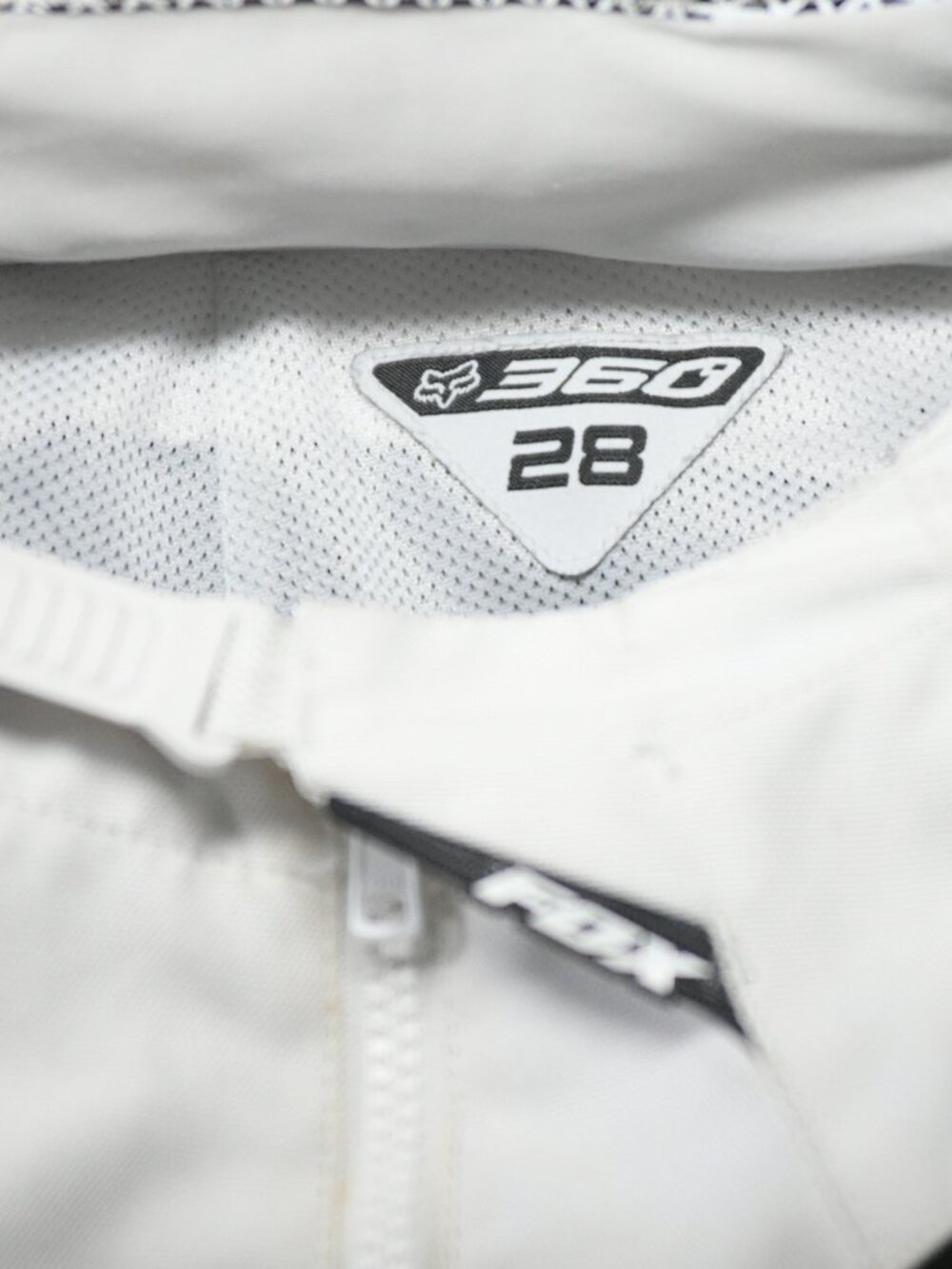 Fox MX-360 Race Pants sz28w Blk & Wht - Picture 6 of 8